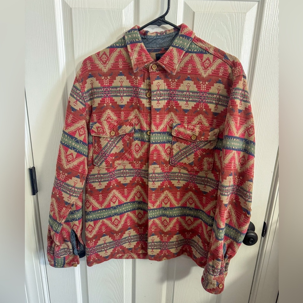 J Crew Southwest Blanket Overshirt